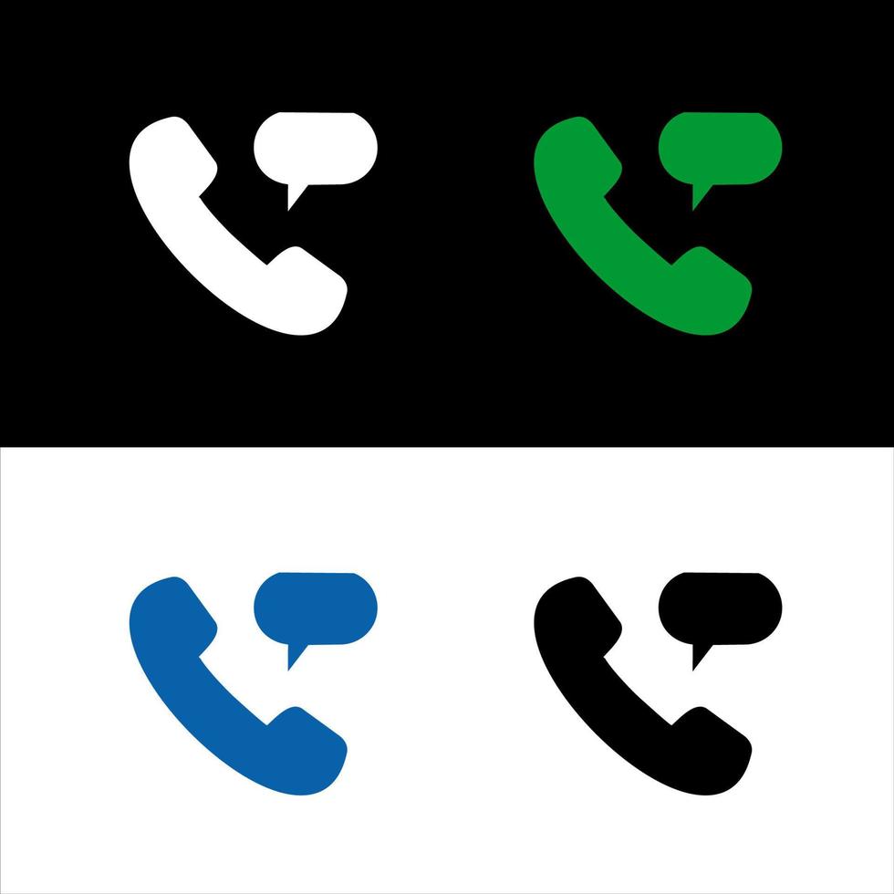 phone or call icon in apps in vector