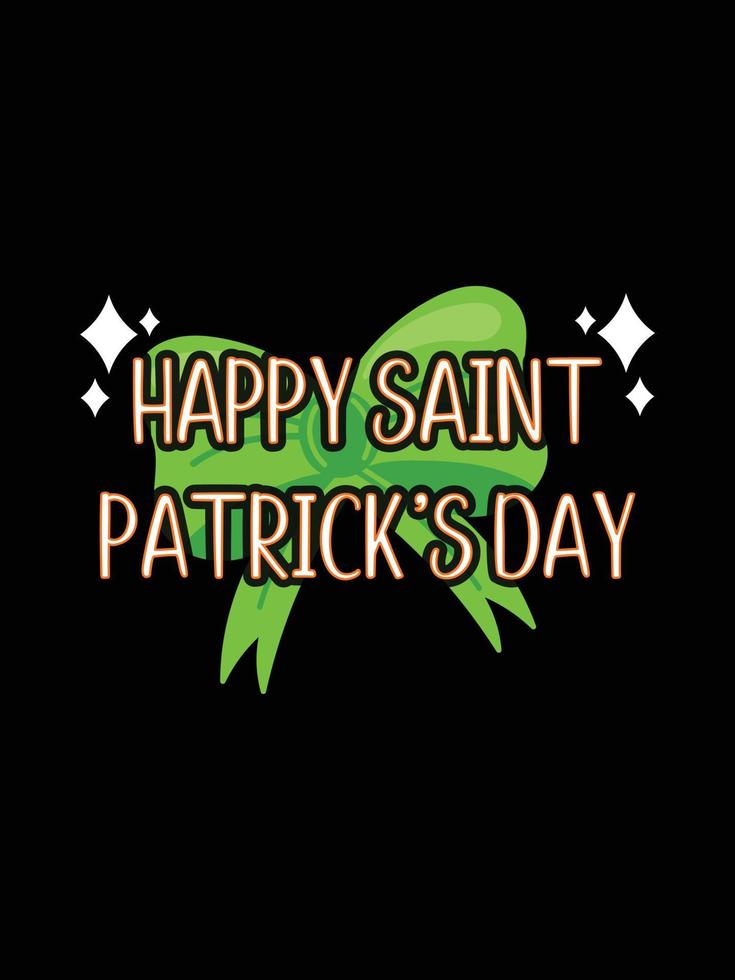 St. Patrick's day typography colorful Irish quote vector Lettering t-shirt design