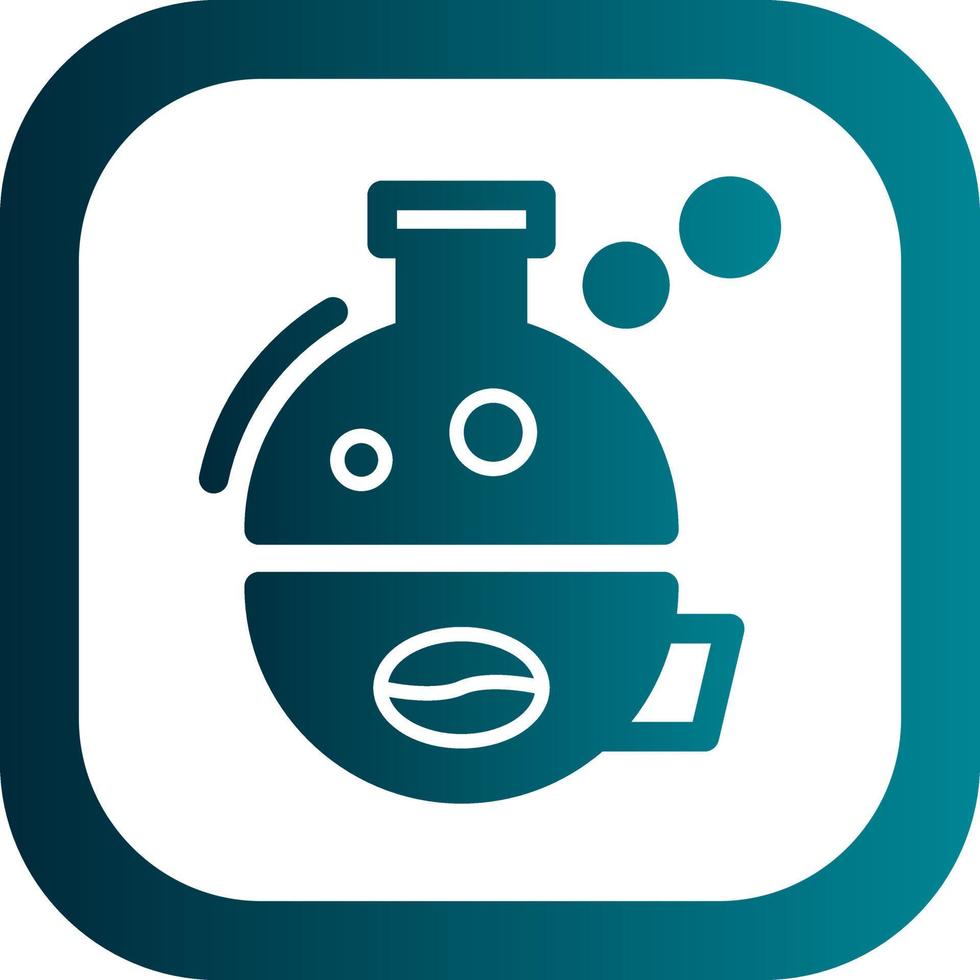 Coffee Science Vector Icon Design