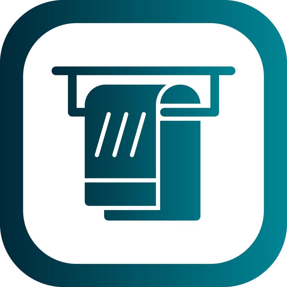 Towel Vector Icon Design