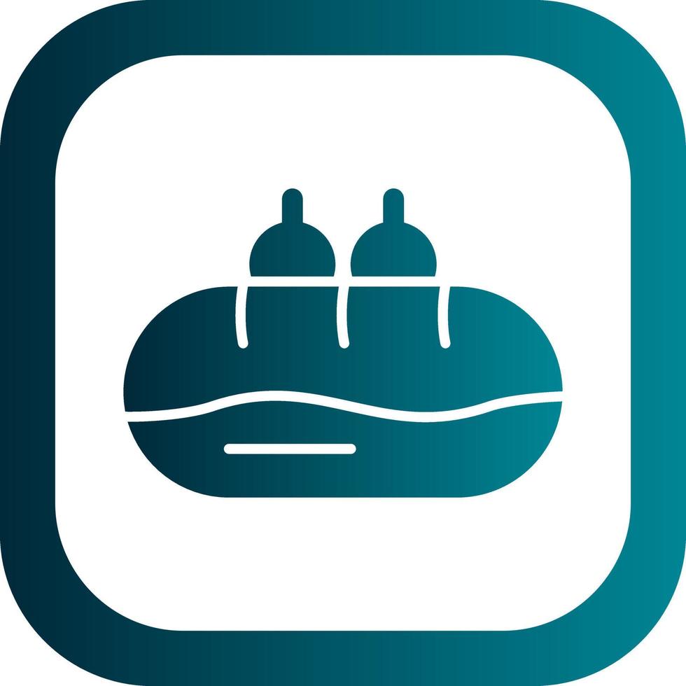 Eclair Vector Icon Design