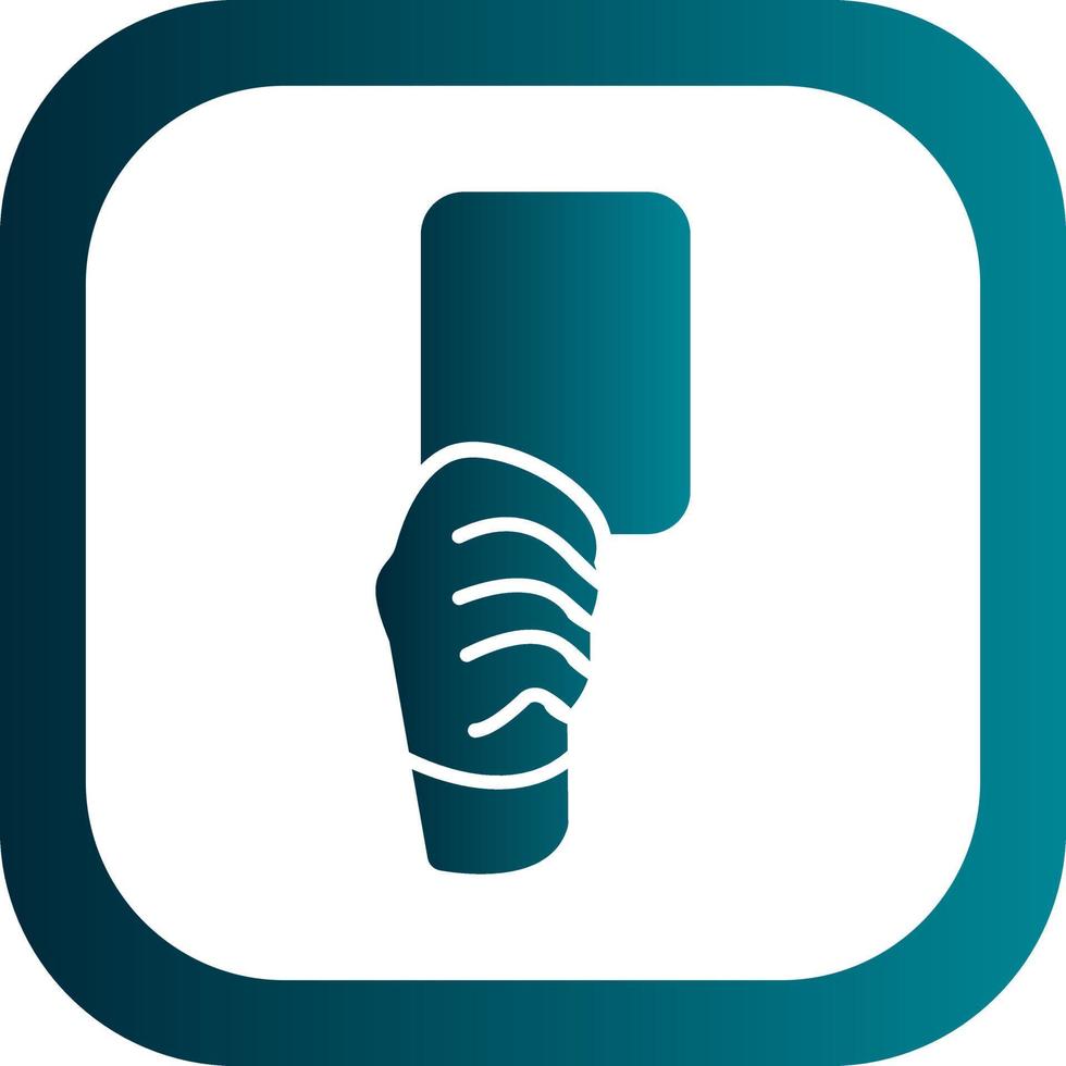 Red Card Vector Icon Design