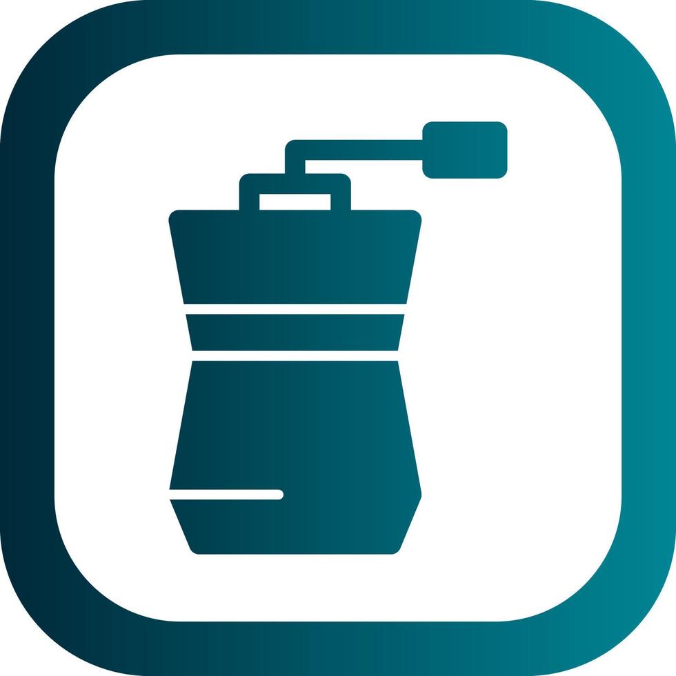 Coffee Grinder Vector Icon Design