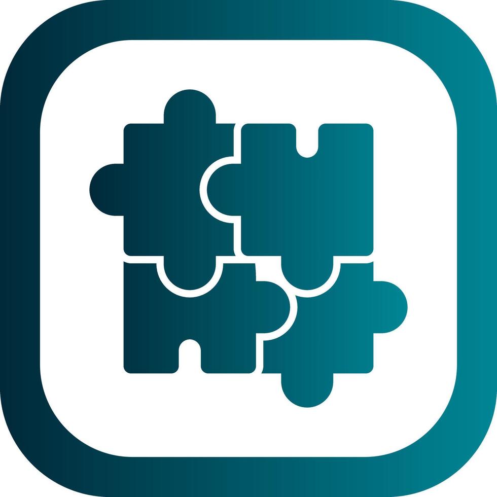 Puzzle Vector Icon Design