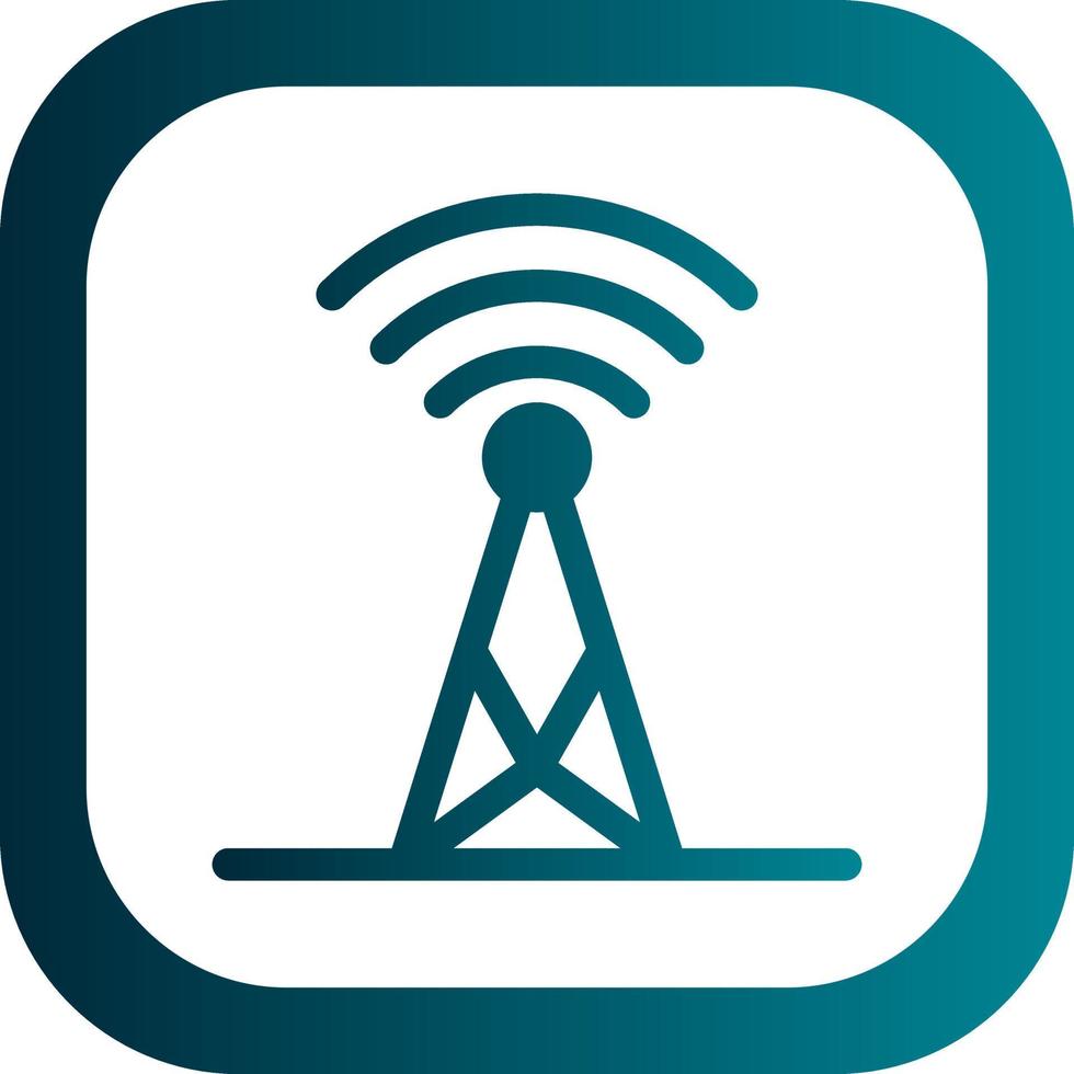 Broadcast Vector Icon Design