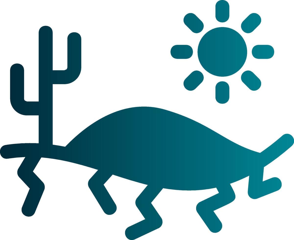 diseño de icono de vector de calor del desierto