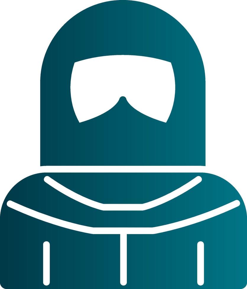 Female Bedouin Vector Icon Design