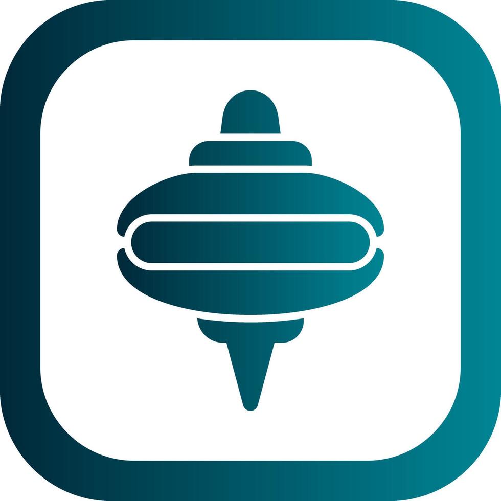 Spinning Top Vector Icon Design