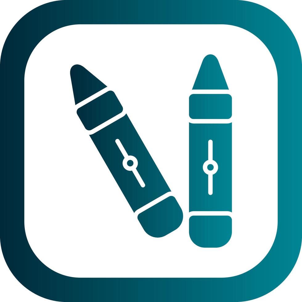 Crayons Vector Icon Design