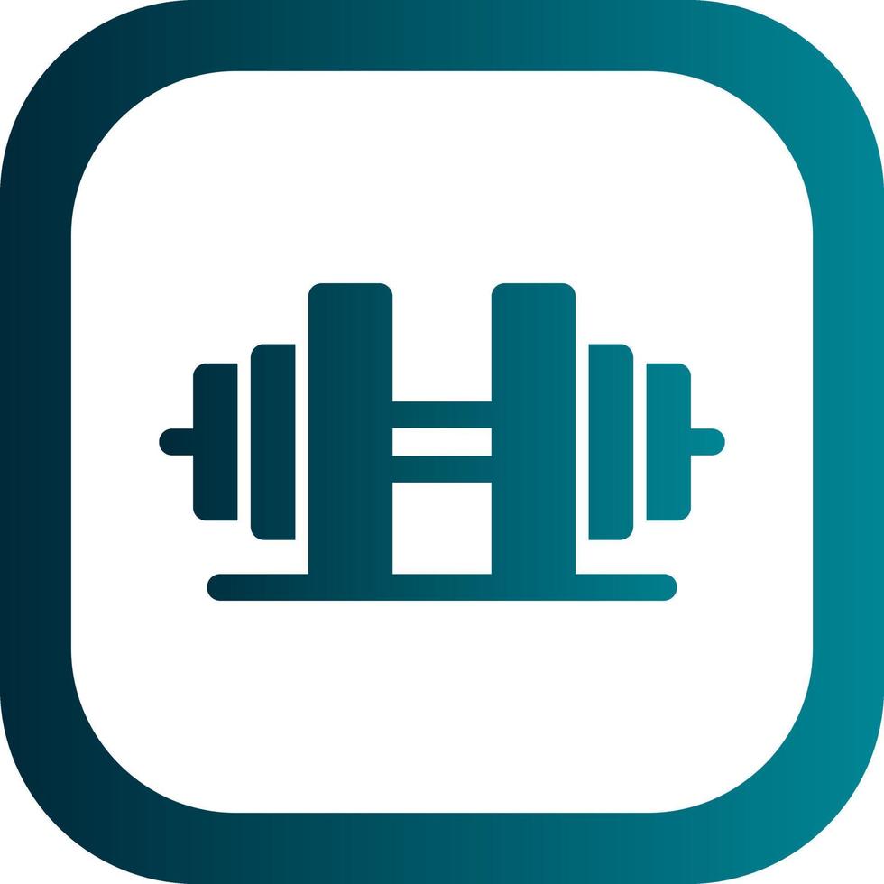 Barbells Vector Icon Design