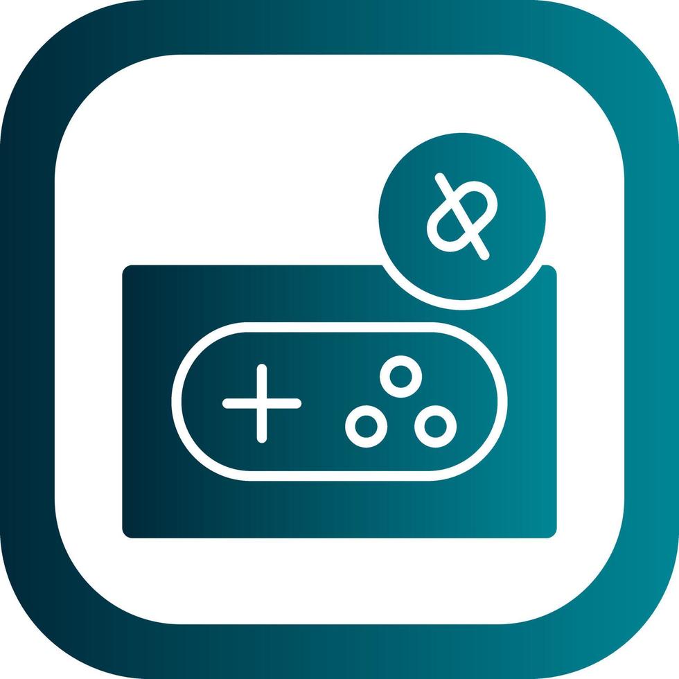 Game Disconnect Vector Icon Design