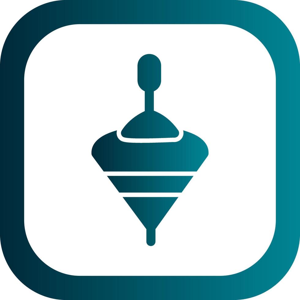 Spinning Top Vector Icon Design