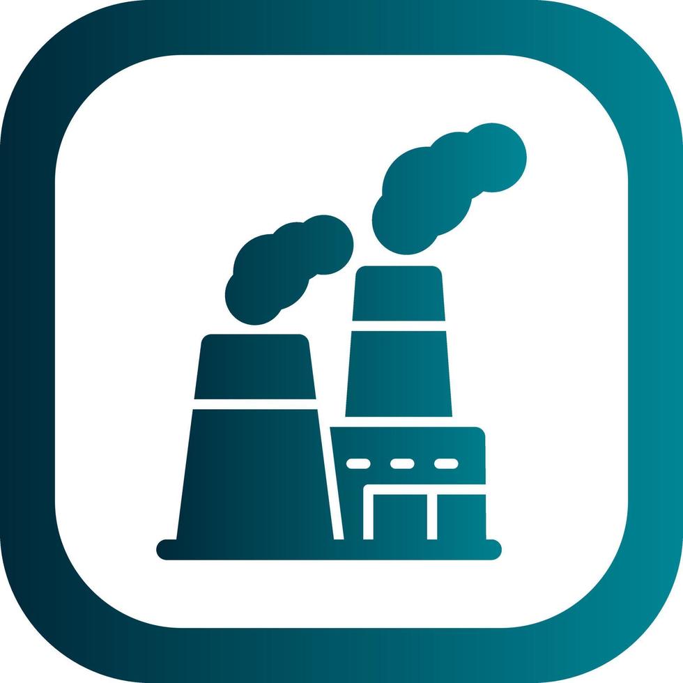 Power Station Vector Icon Design