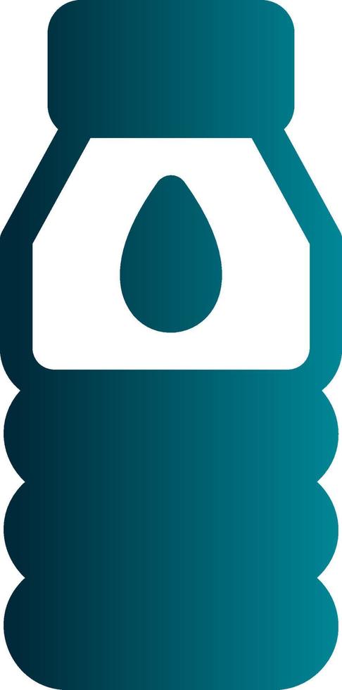 Water Flask Vector Icon Design