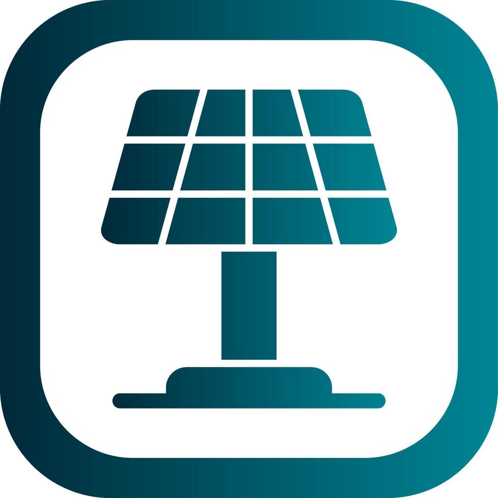 Solar Panel Vector Icon Design