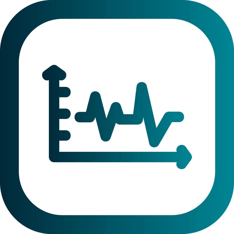 Inflation Graph Vector Icon Design