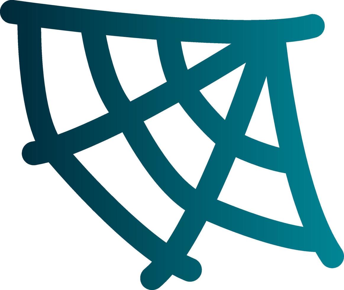 Spider Web Vector Icon Design