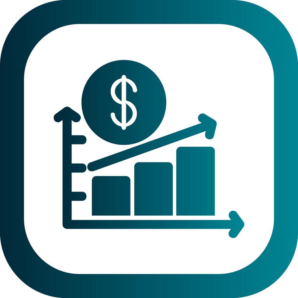 Rising Economy Vector Icon Design