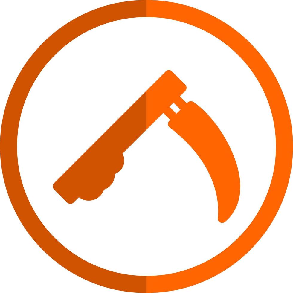 Scythe Vector Icon Design