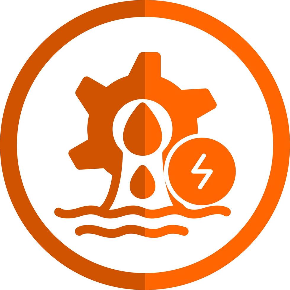 Hydro Power Vector Icon Design