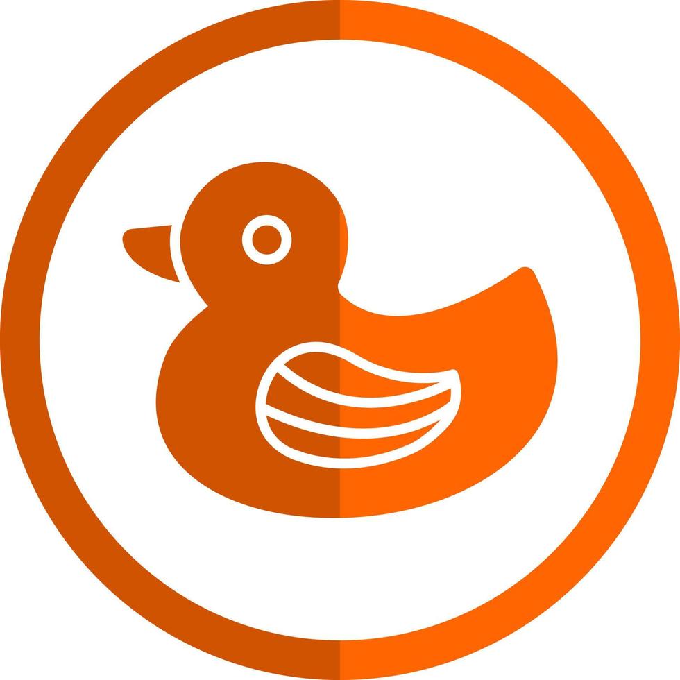 diseño de icono de vector de pato de goma