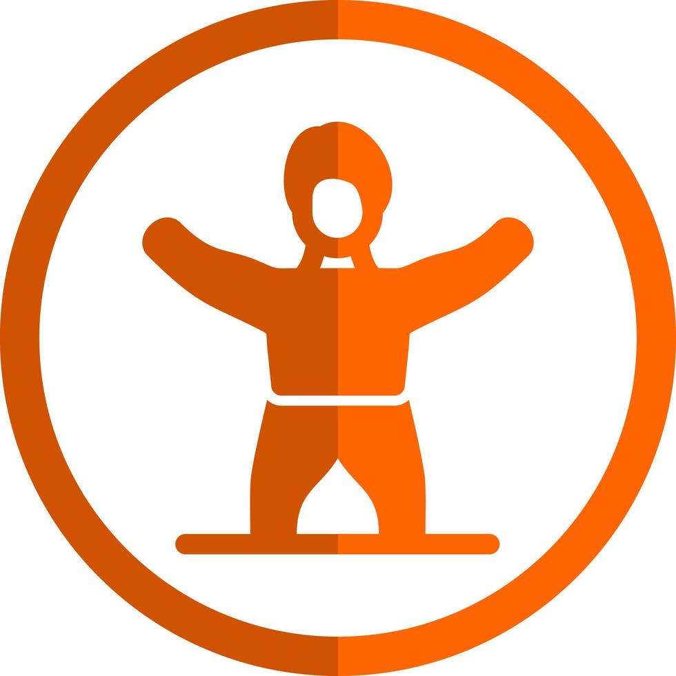 Gym Stretch Vector Icon Design