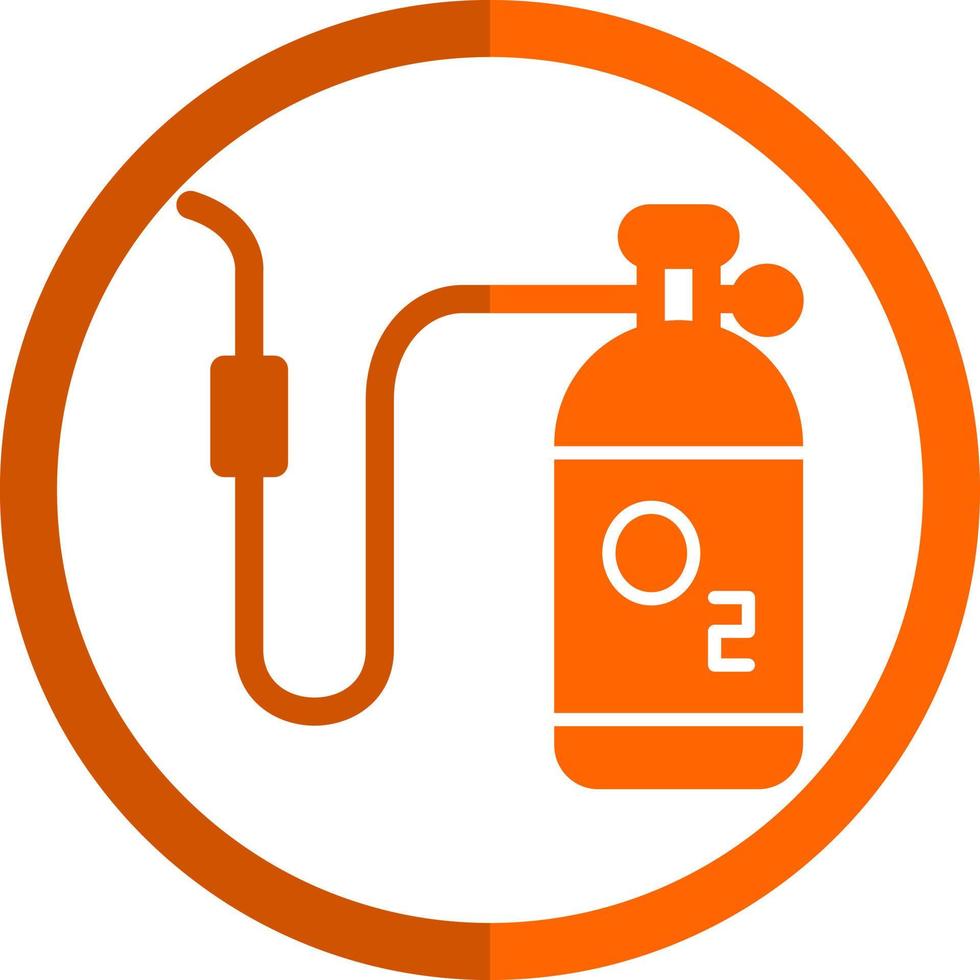 Oxygen Tank Vector Icon Design