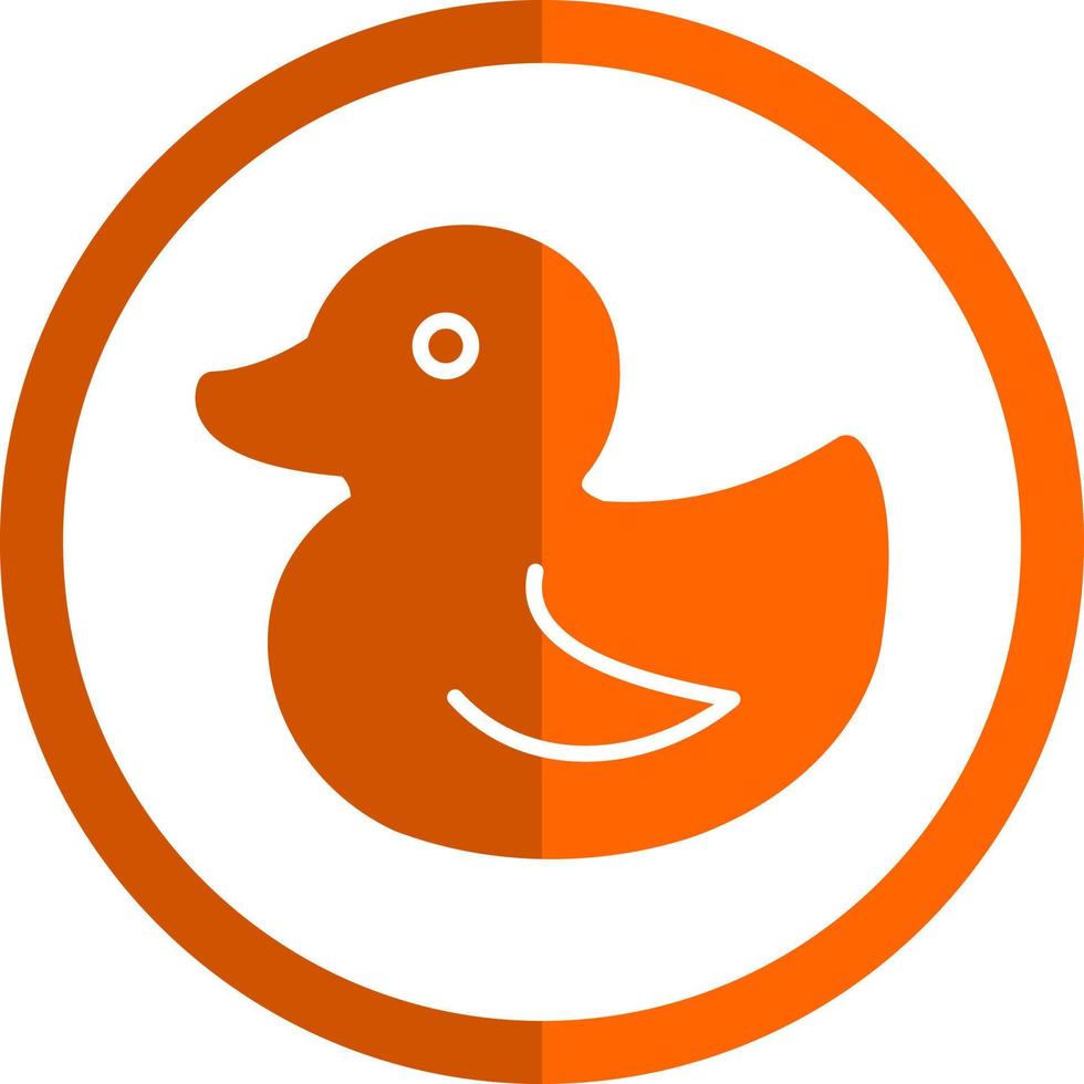 Rubber Duck Vector Icon Design