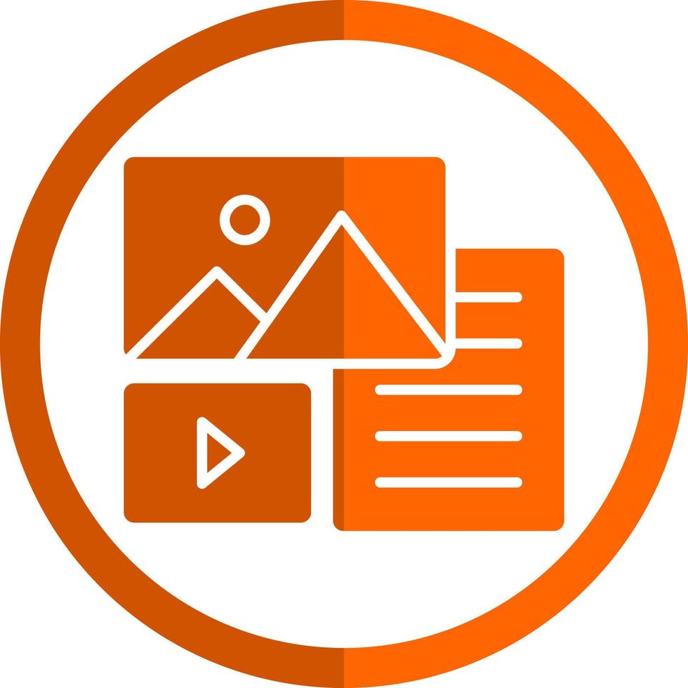 Unstructured Data Vector Icon Design