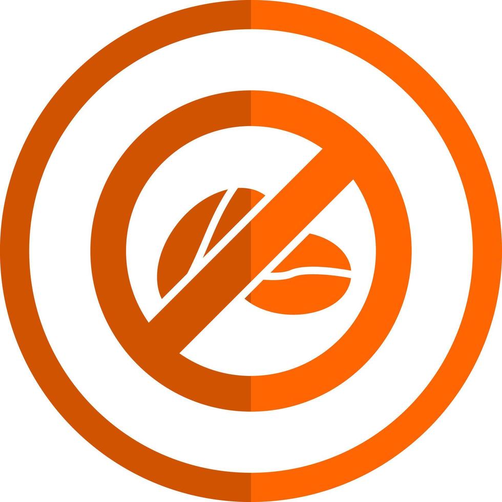 No Caffeine Vector Icon Design