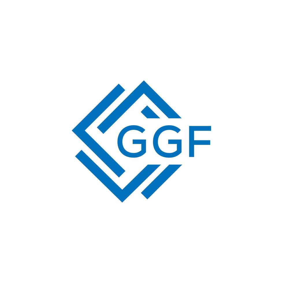 gff letra logo diseño en blanco antecedentes. gff creativo circulo letra logo concepto. gff letra diseño. vector