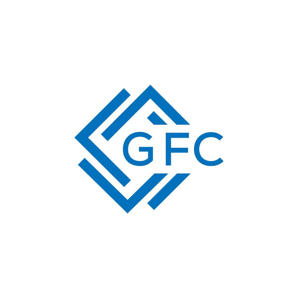 gfc letra logo diseño en blanco antecedentes. gfc creativo circulo letra logo concepto. gfc letra diseño. vector