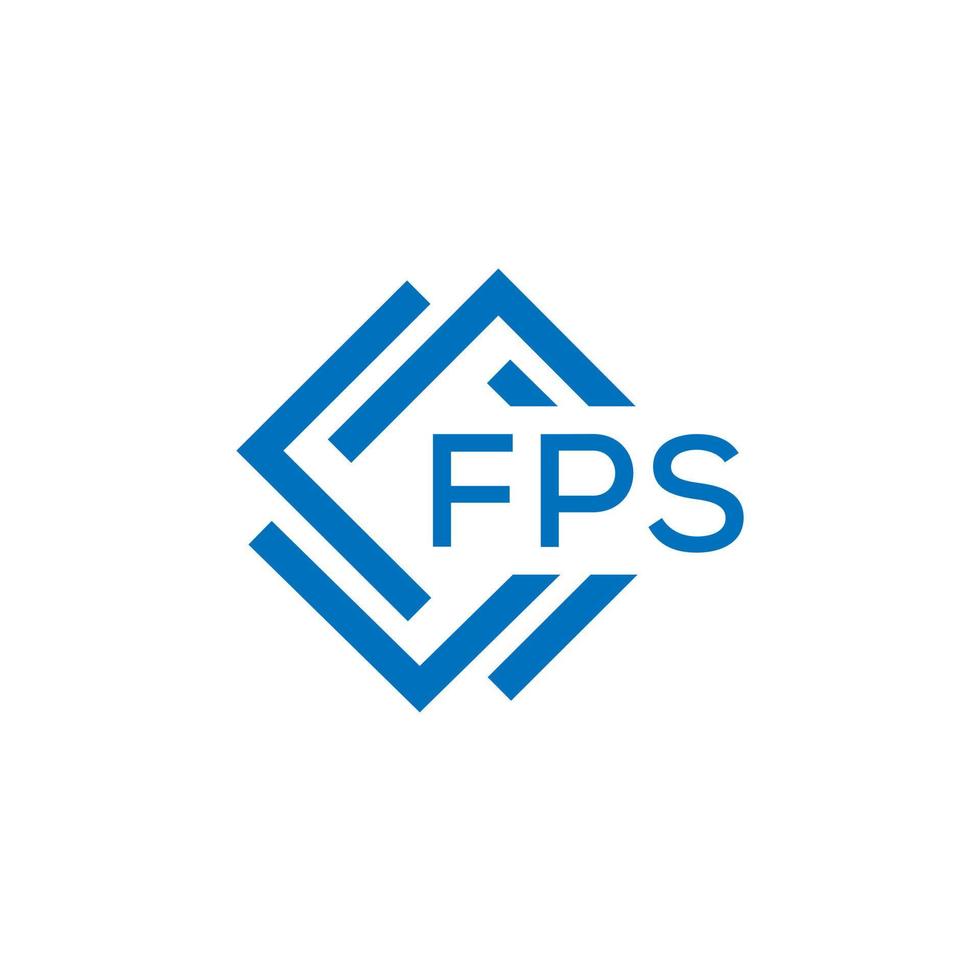 fps letra logo diseño en blanco antecedentes. fps creativo circulo letra logo concepto. fps letra diseño. vector