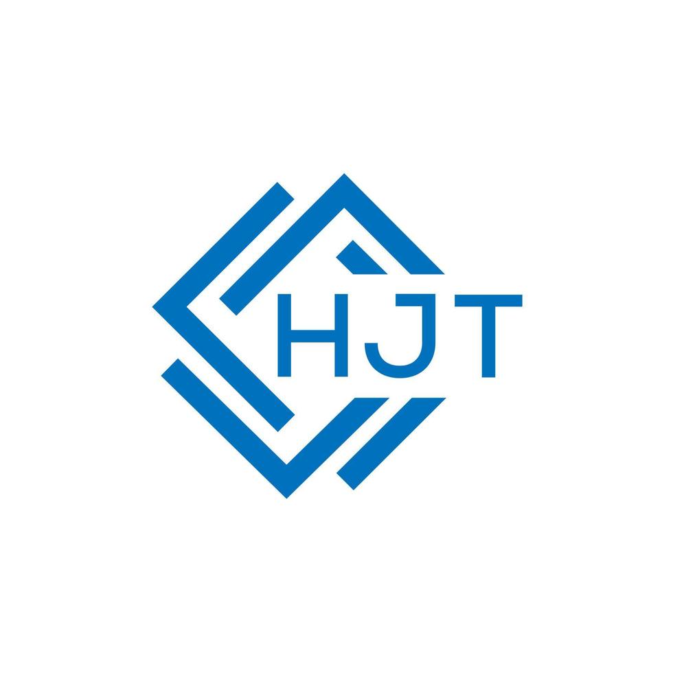 hjt letra diseño.hjt letra logo diseño en blanco antecedentes. hjt creativo circulo letra logo concepto. hjt letra diseño.hjt letra logo diseño en blanco antecedentes. hjt vector