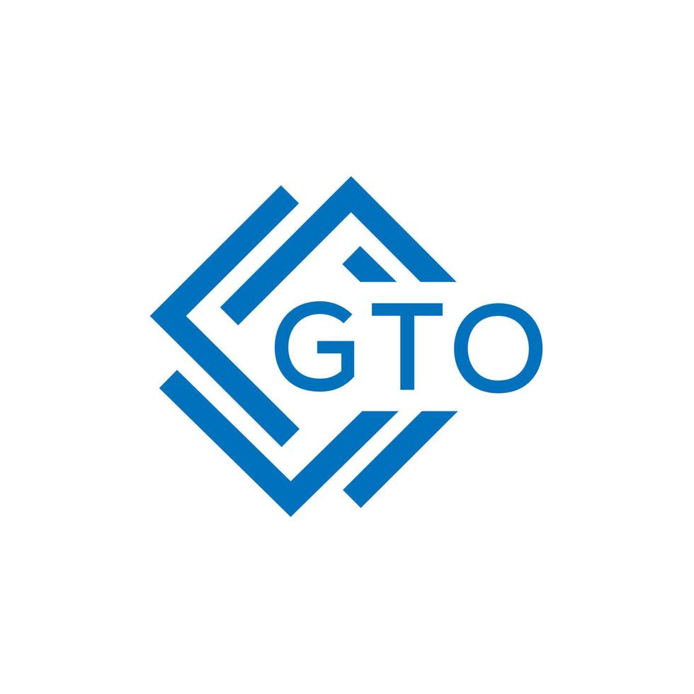 CTO letter logo design on white background. CTO creative circle letter