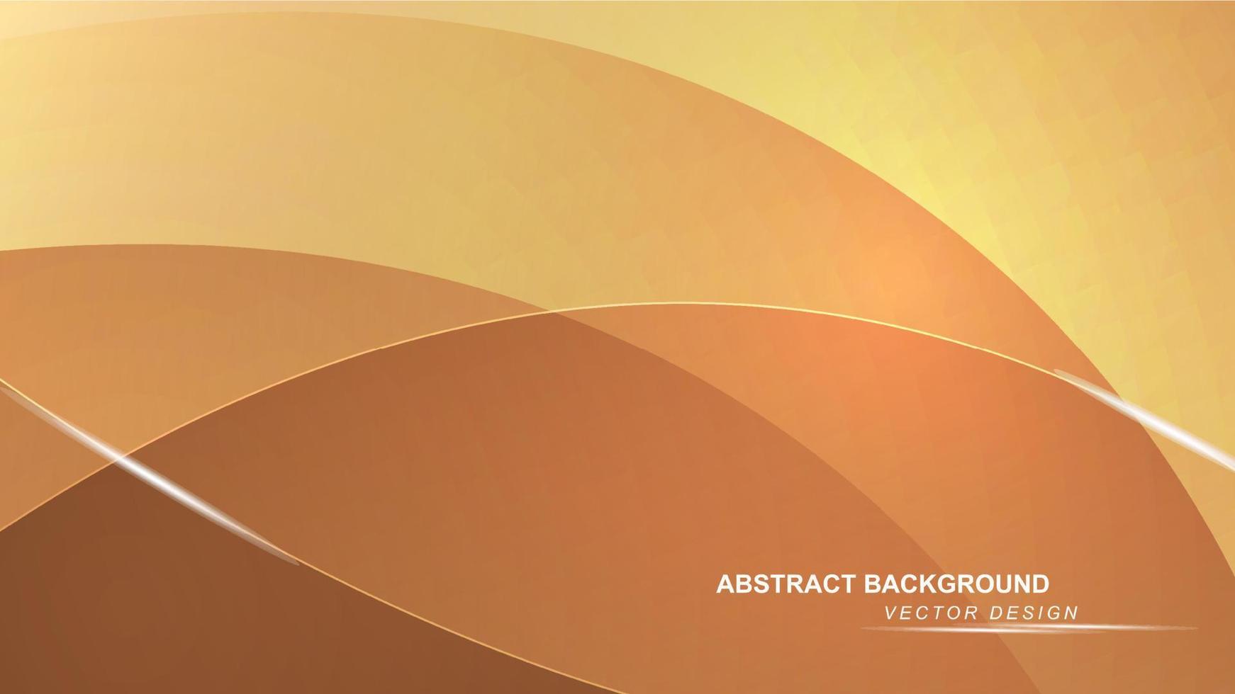 Abstract background with gradient curve shapes vector