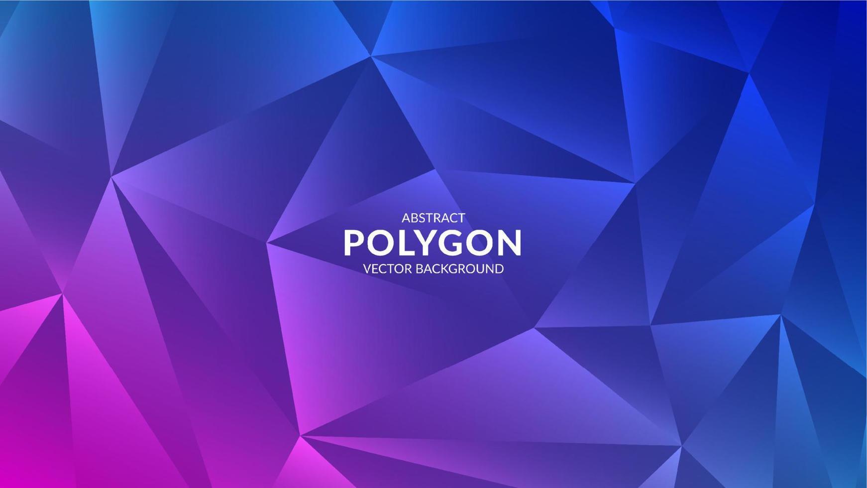 Modern abstract polygon shapes background vector