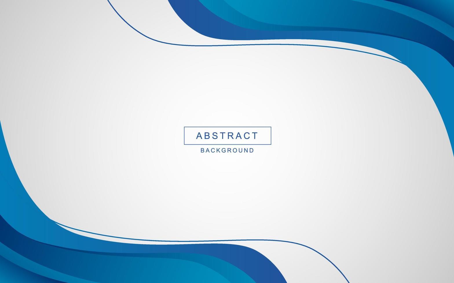 Vector abstract blue background with wave curve dynamic