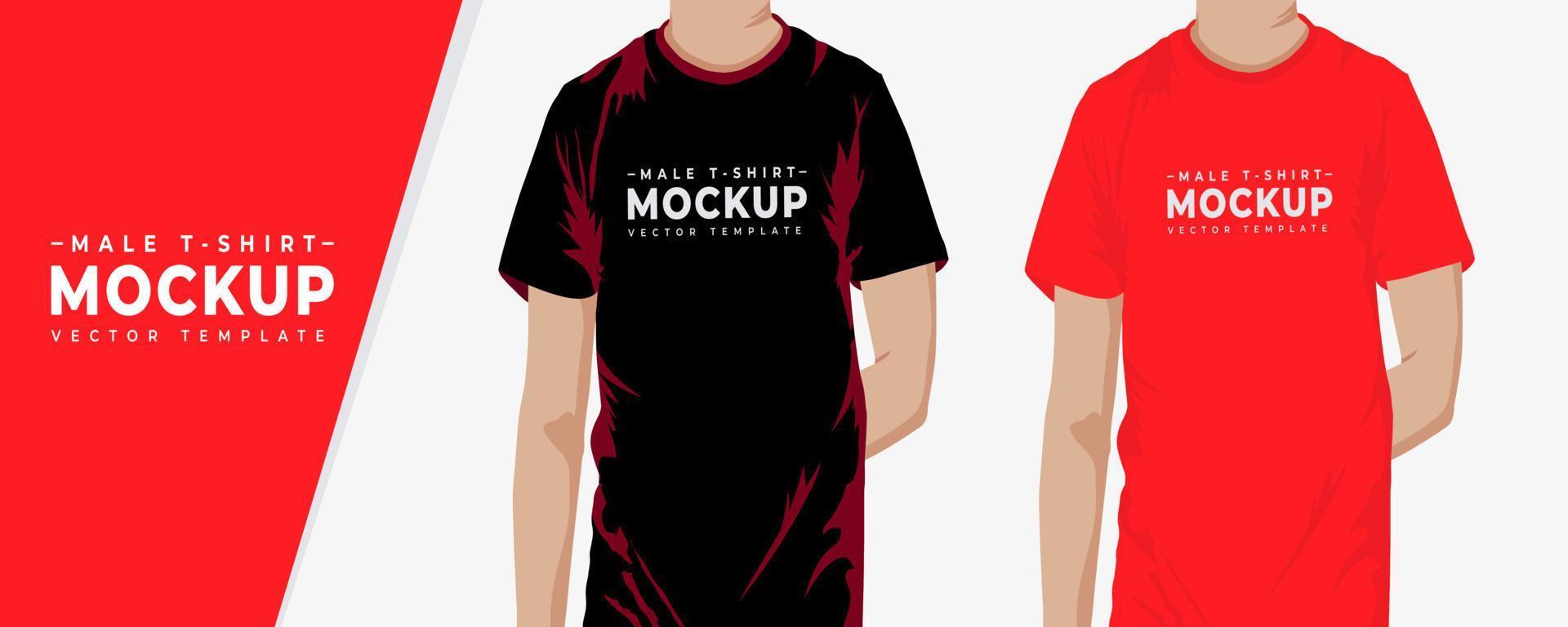 t shrit mockup vector free downlod