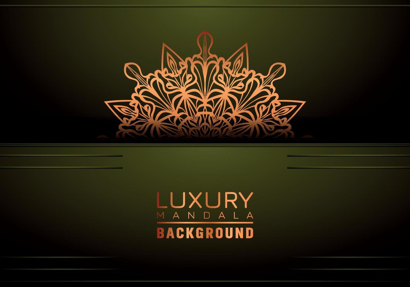 Luxury ornamental mandala background, arabesque style vector