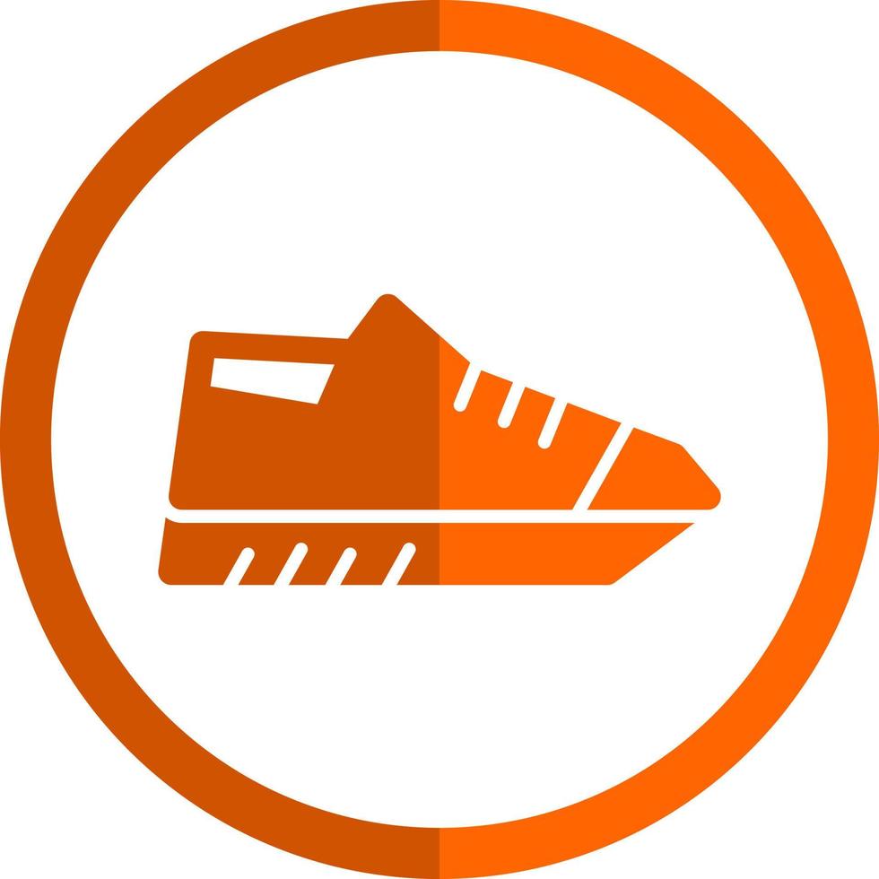 Gym Shoes Vector Icon Design