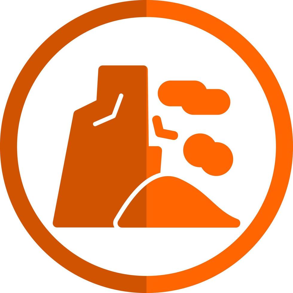 Cliff Vector Icon Design