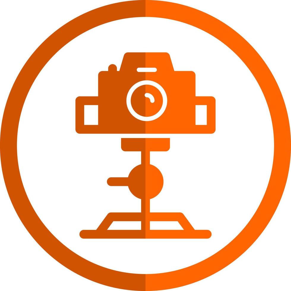 Tripod Camera Vector Icon Design