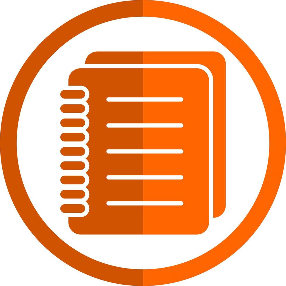 Notebook Vector Icon Design