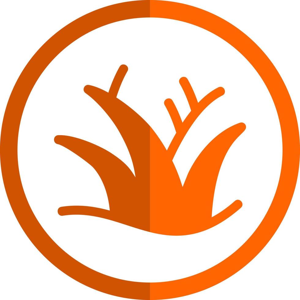 Desert Grass Vector Icon Design