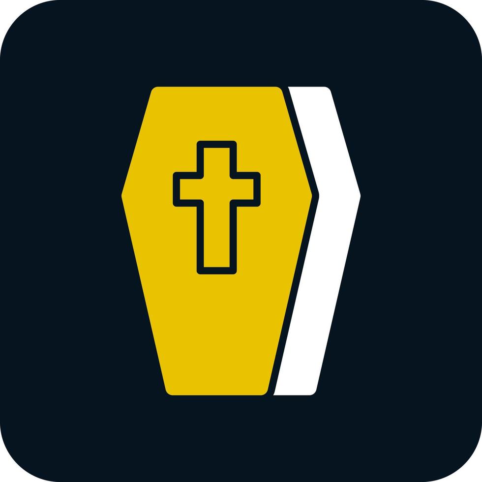 Coffin Vector Icon Design