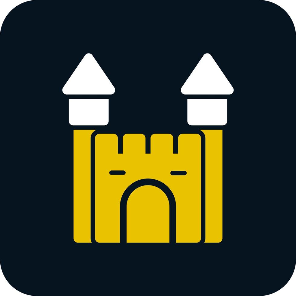 Bouncy Castle Vector Icon Design