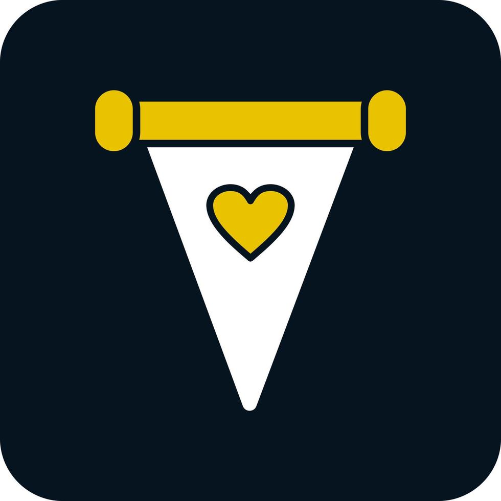 Pennant Vector Icon Design