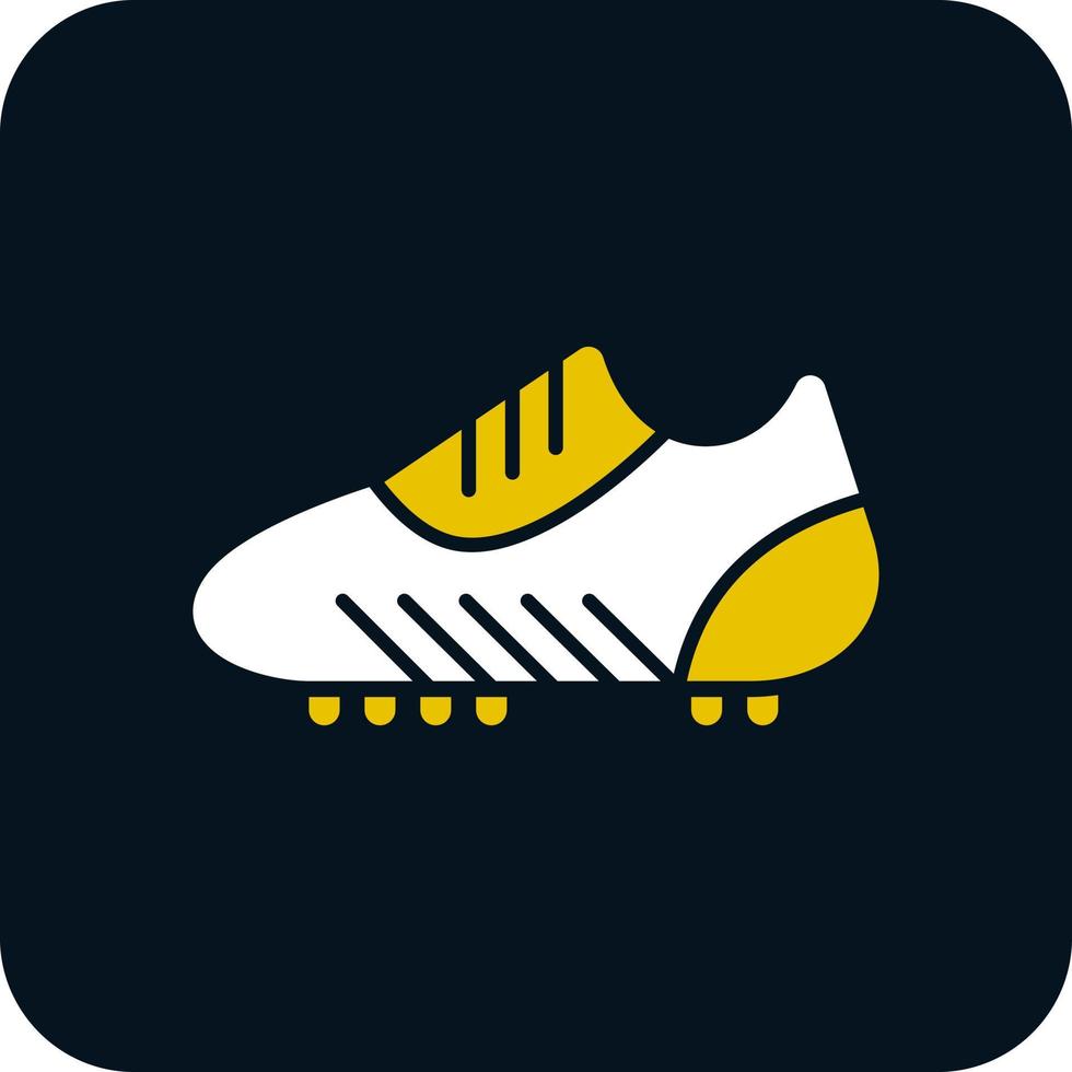 diseño de icono de vector de botas de fútbol