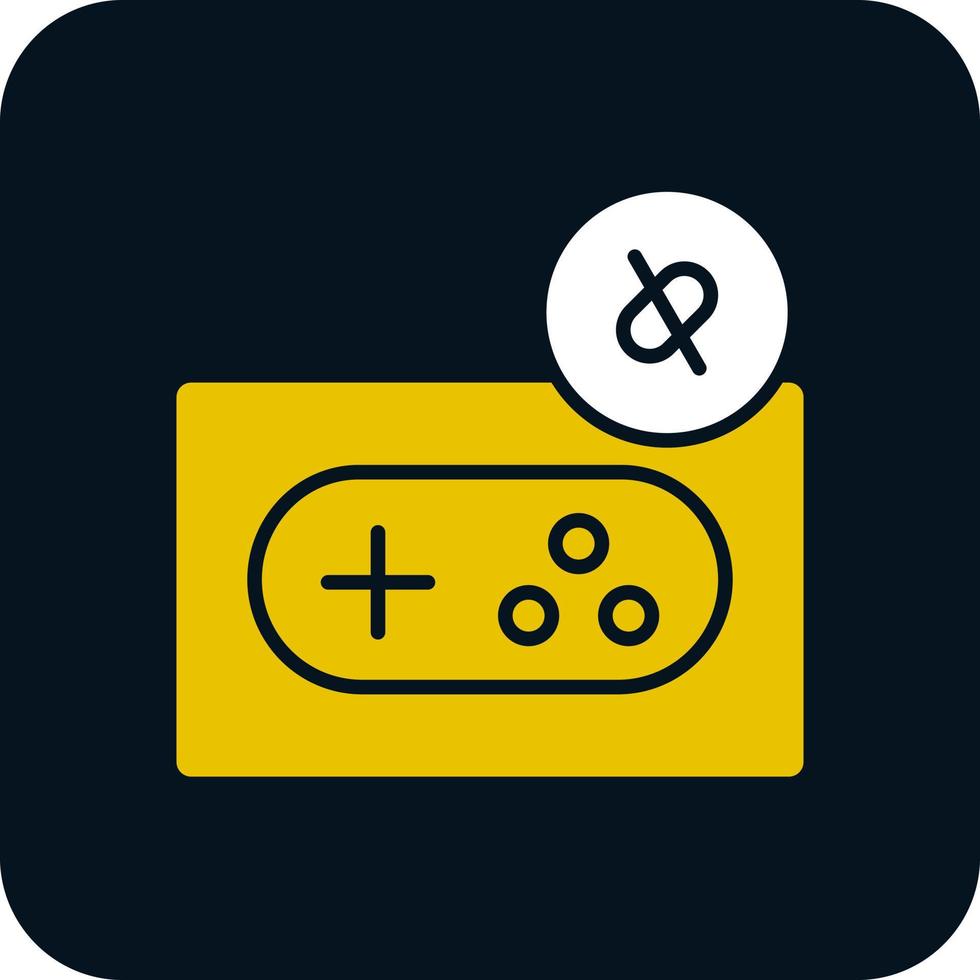 Game Disconnect Vector Icon Design